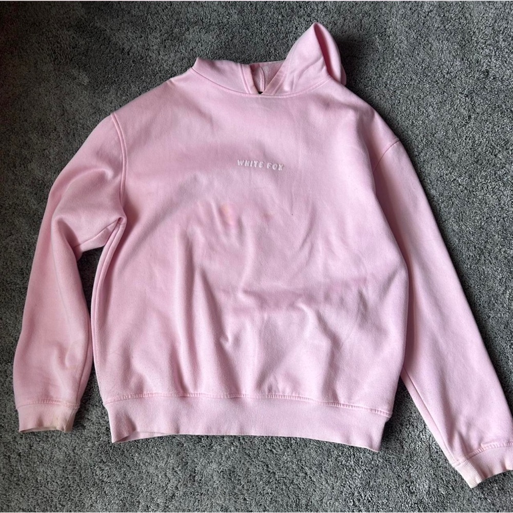 White Fox Boutique Light Pink Sweatshirt